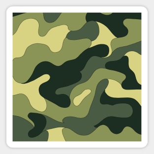 Military Camoflague Pattern Magnet